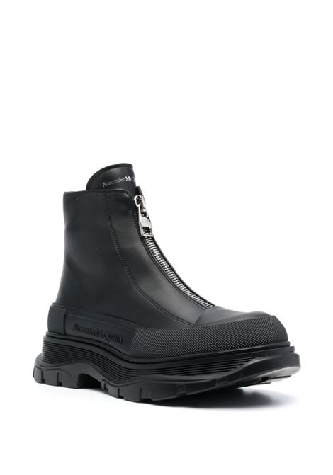 Black Tread Slick Ankle Boot ALEXANDER MCQUEEN | 758774-WHZ6U1000