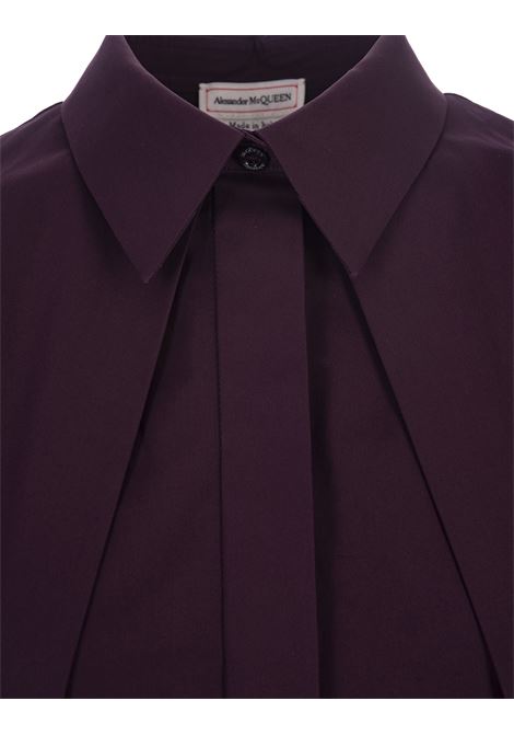 Purple Long Shirt Dress ALEXANDER MCQUEEN | 768880-QAABC4299