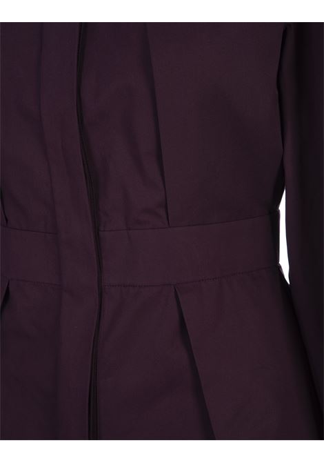 Purple Long Shirt Dress ALEXANDER MCQUEEN | 768880-QAABC4299