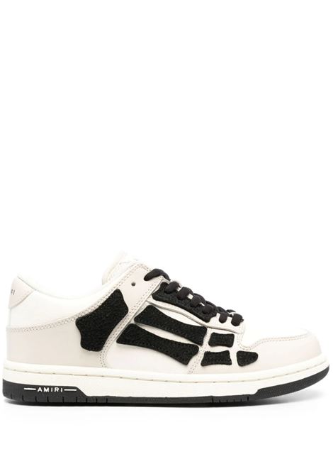 Skel Sneakers In Beige and Black AMIRI | AW23WFS001260