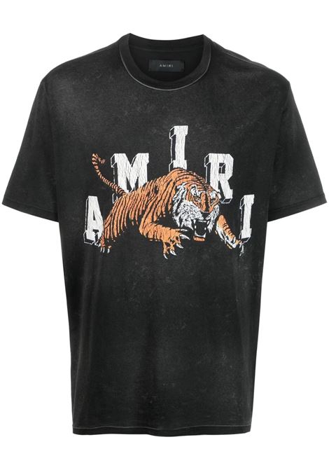 Black Vintage Tiger T-Shirt AMIRI | PF23MJG006001