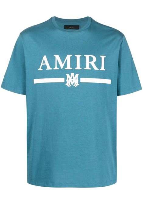 M.A. Bar Logo T-Shirt In Teal AMIRI | PF23MJL001439
