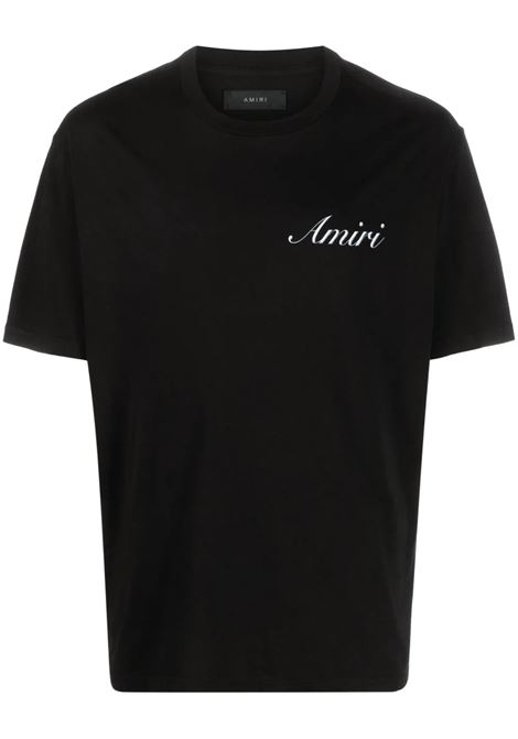 Black Amiri Signature T-Shirt AMIRI | PF23MJL005001