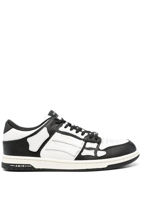 Black And White Skel Low Sneakers AMIRI | PXMFS002004