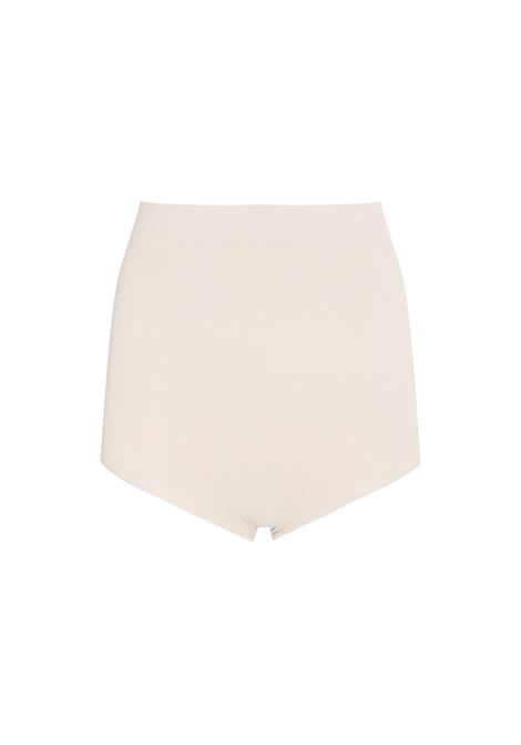 White Stretch Fabric Culottes ANDREADAMO | ADPF23GP019487750060