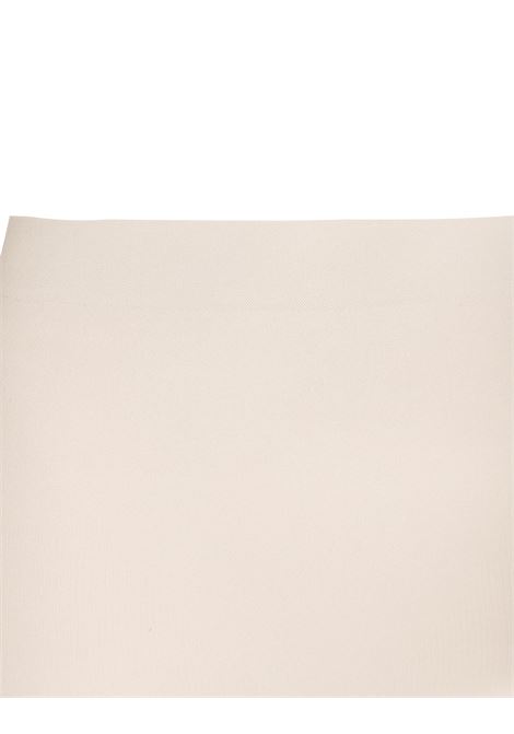 White Stretch Fabric Culottes ANDREADAMO | ADPF23GP019487750060