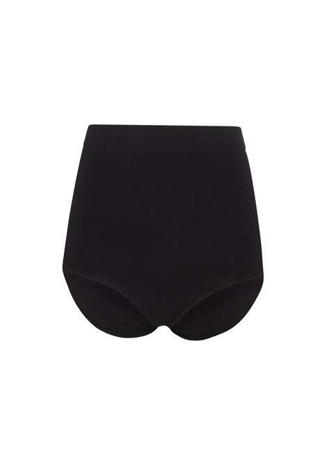 Black Stretch Fabric Culottes ANDREADAMO | ADPF23GP019487750473