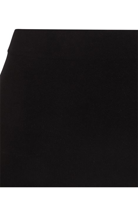 Black Stretch Fabric Culottes ANDREADAMO | ADPF23GP019487750473