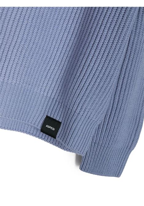 Iris Blue Wool Sweater ASPESI KIDS | F23019MAEM901465