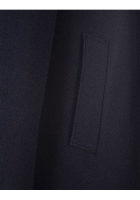 Blue Wool Single-Breasted Coat ASPESI | AC35-E52201098