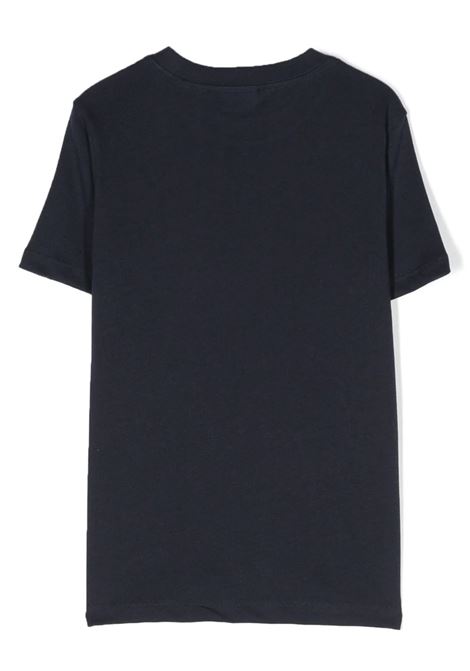 Navy Blue T-Shirt With Logo AUTRY KIDS | KTAK004B