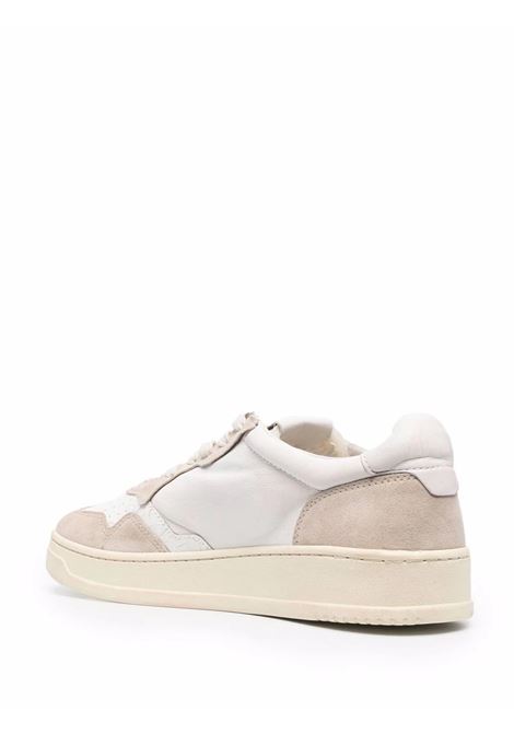 Sneakers Medalist Low In Pelle e Suede Bianco AUTRY | AULMWC06