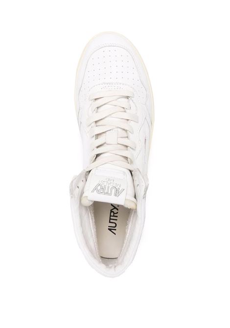 Medalist Mid Sneakers In White Leather AUTRY | AUMMGG04