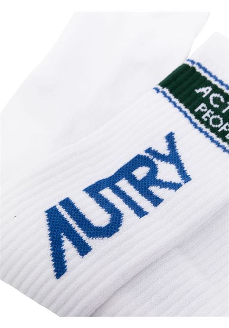 White Socks With Logo AUTRY | SOSU46WB