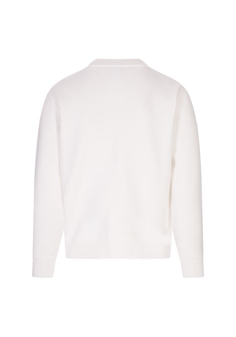 White Crewneck Sweatshirt With Embroidered Logo AUTRY | SWIW408W