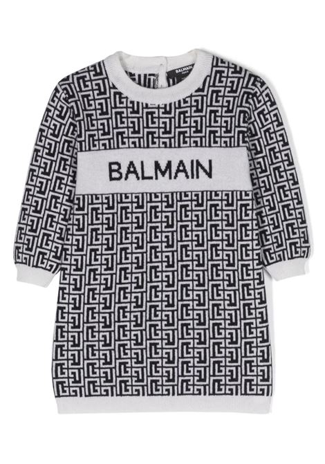 Balmain Monogram Two-Tone Dress BALMAIN KIDS | BT1060-W0113930AV
