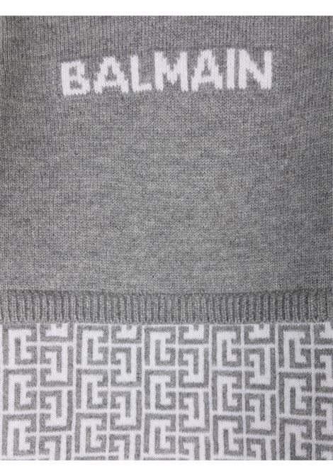 3 Piece Suit With Balmain Monogram In Grey BALMAIN KIDS | BTB530-W0122102GR