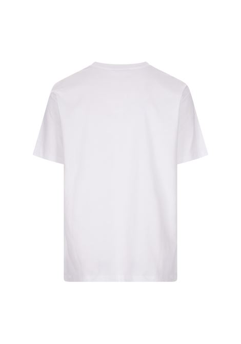 White T-Shirt With Logo BALMAIN | BH1EG000BB73GAB