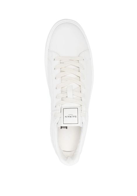 White Leather B-Court Sneakers BALMAIN | BM1VI288LVTR0FA