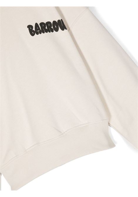 Dove Hoodie With Contrasting Logos BARROW KIDS | F3BKJGHS097BW009