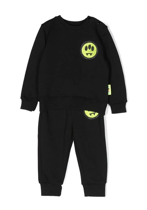 Black Tracksuit With Logo and Lettering BARROW KIDS | F3BKUNTP135110