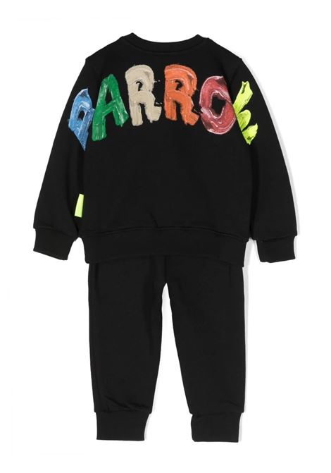 Black Tracksuit With Logo and Lettering BARROW KIDS | F3BKUNTP135110