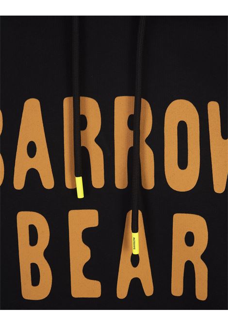 Black Barrow Bear With Me Hoodie BARROW | F3BWUAHS133110