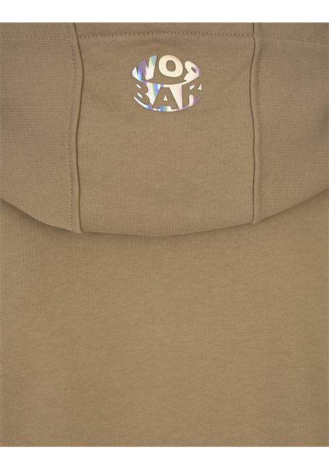 Burnt Sand Hoodie With Logo On Chest BARROW | F3BWUAHS151BW016