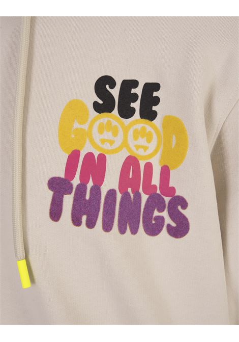 See Good In All Things Hoodie In Dove BARROW | F3BWUAHS159BW009