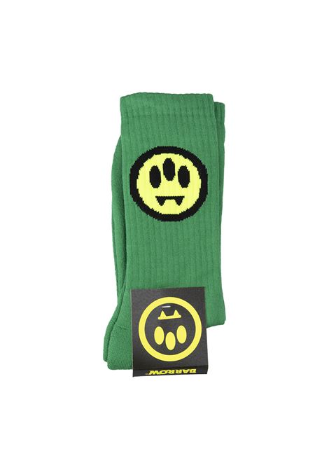 Green Socks With Logo BARROW | F3BWUASO121BW012