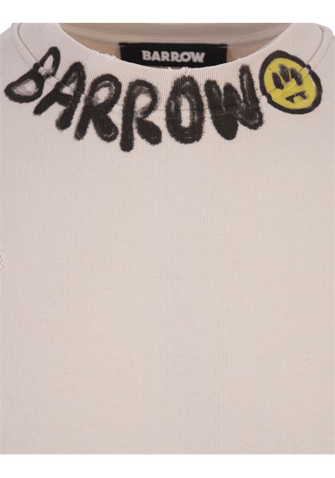 Dove Sweatshirt With Logo On Neck BARROW | F3BWUASW047BW009