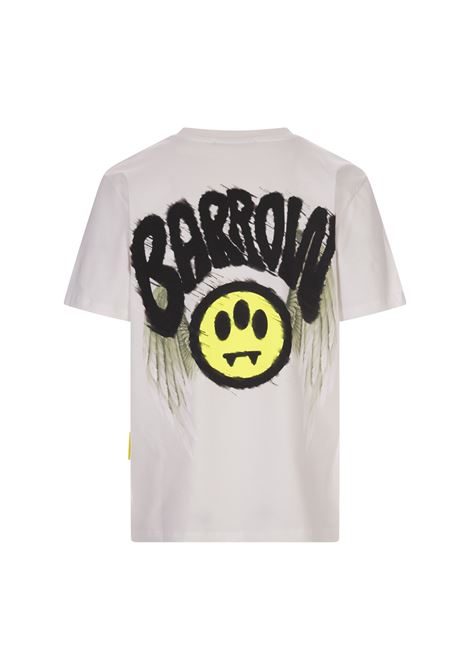 T-Shirt Bianca Con Stampa Logo Su Fronte e Retro BARROW | F3BWUATH131002