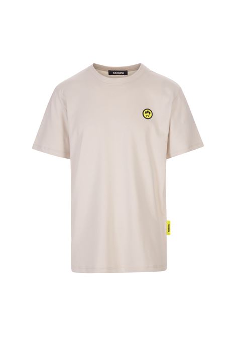 T-Shirt Tortora Con Logo Sul Petto BARROW | F3BWUATH152BW009
