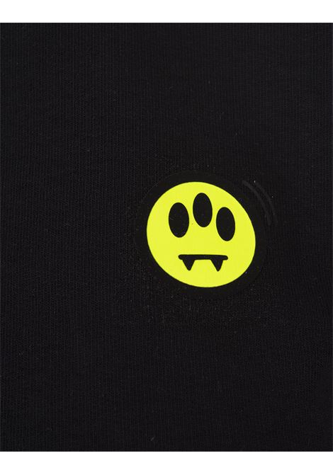 Black Crop T-Shirt With Logo BARROW | F3BWWOTH081110