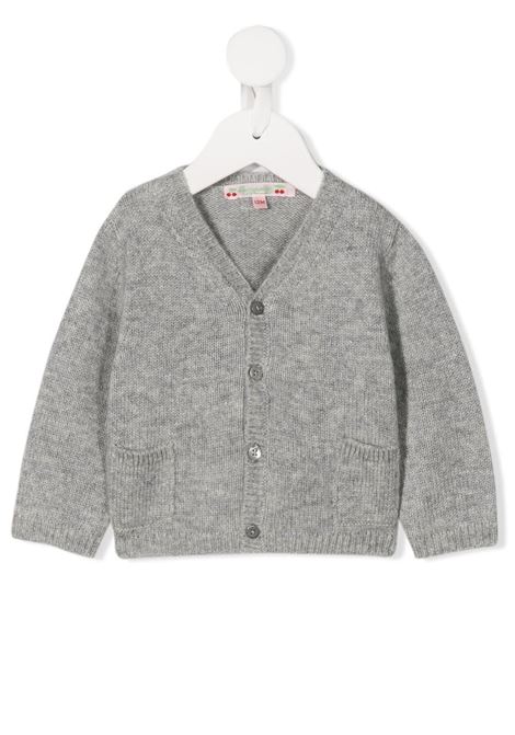 Cashmere Baby Cardigan In Grey BONPOINT | PEBDA2734CA092