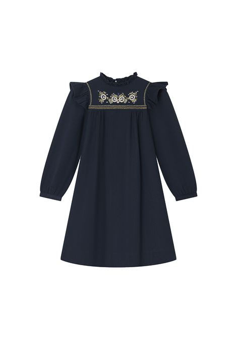 Navy Blue Tilia Dress BONPOINT | W03GDRW00011070