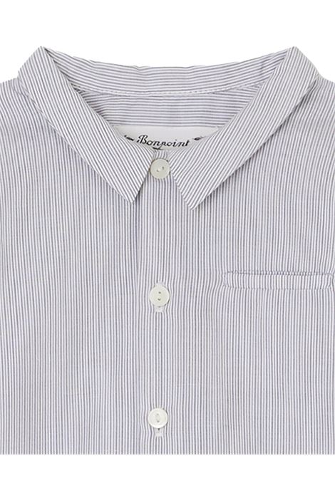 Grey Striped Boubou Shirt BONPOINT | W03YSHW00004296