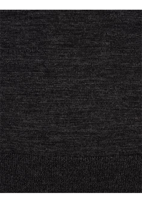 Slim Fit Turtleneck Sweater In Grey Virgin Wool BOSS | 50468262002