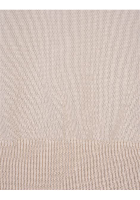 Slim Fit Turtleneck Sweater In White Virgin Wool BOSS | 50468262131
