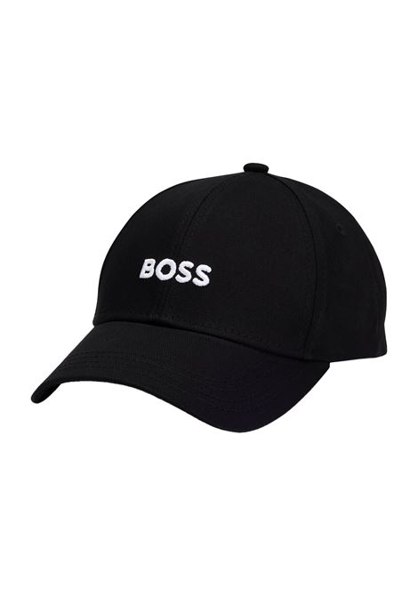 Black Cotton Twill Baseball Cap With Embroidered Logo BOSS | 50495121001