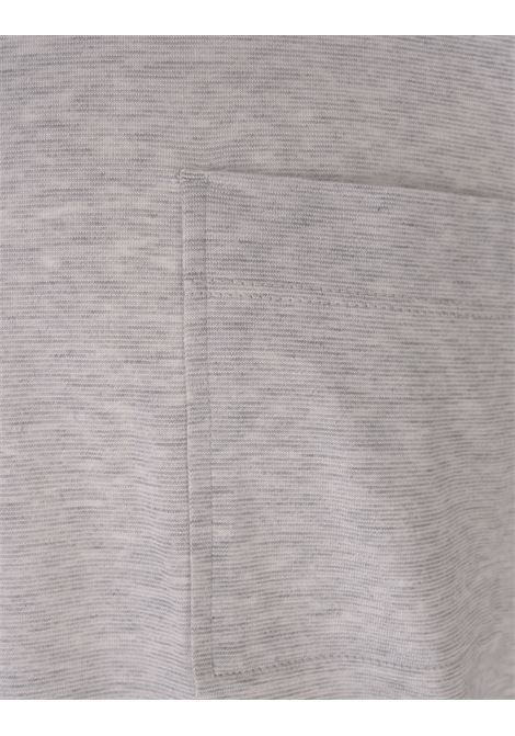 Melange Grey T-Shirt With Pocket BOSS | 50495358041