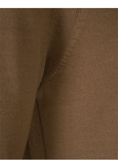 Beige Regular Fit Sweater In Silk, Wool and Cashmere BOSS | 50496937260