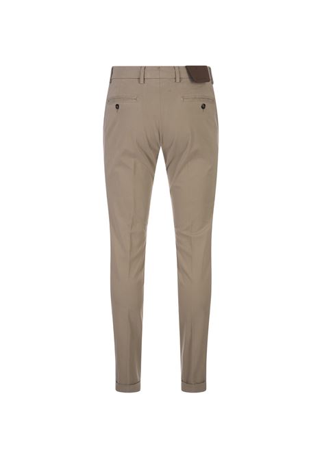 Sand Stretch Cotton Slim Fit Trousers BSETTECENTO | MH700-6029AI33