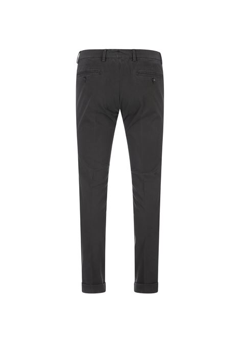 Anthracite Stretch Cotton Slim Fit Trousers BSETTECENTO | MH700-6029AI95