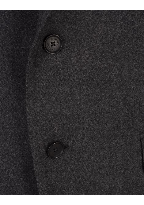 Dark Grey Wool Single-Breasted Blazer CARUSO | LN2JM202F-5088630240
