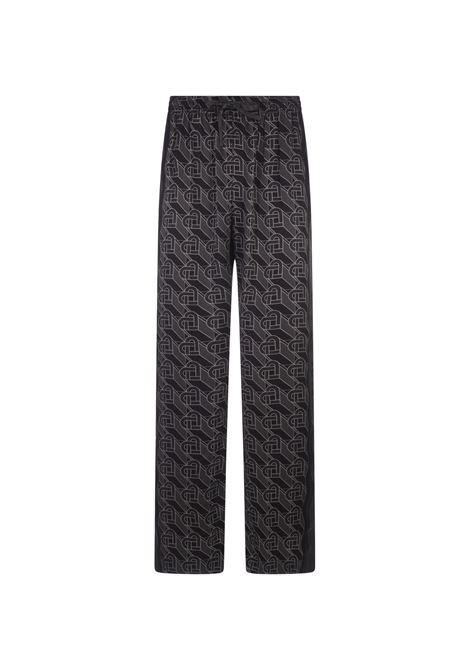 Heart Monogram Pyjama Silk Trousers CASABLANCA | MF23-TR-06004