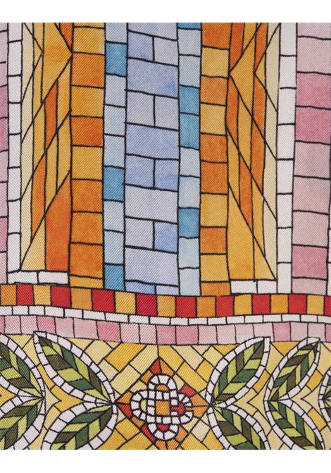 Camicia Mosaic De Damas In Seta CASABLANCA | U-MF23-SH-02101