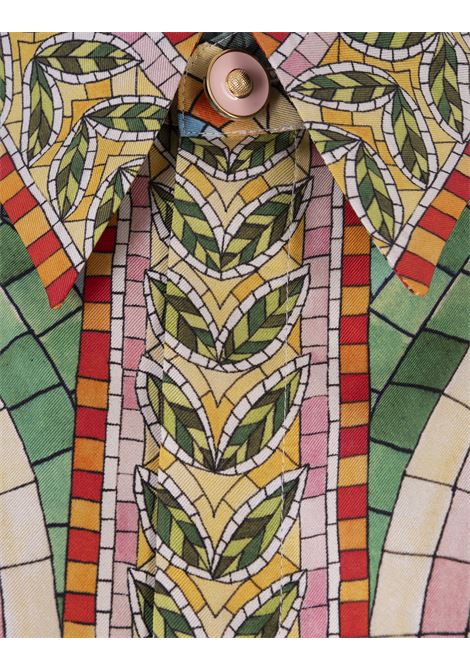Mosaic De Damas Silk Shirt CASABLANCA | U-MF23-SH-02101