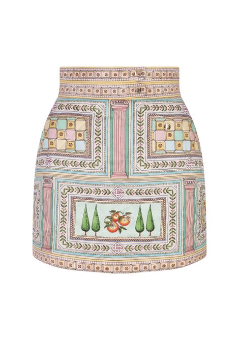 Le Labyrinthe Quilted Mini Skirt CASABLANCA | WF23-SK-09201