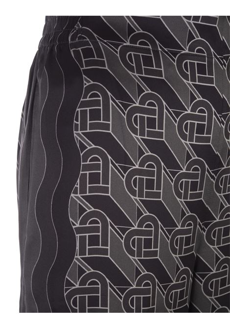 Heart Monogram Pyjama Silk Trousers CASABLANCA | WF23-TR-10502